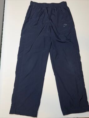 Y2k Nike Navy Blue Windbreaker Mesh lined Pants Size M